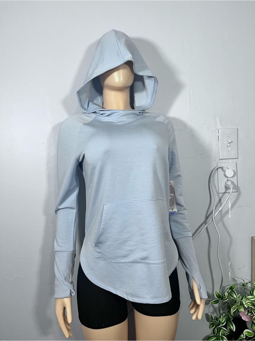 Skechers Light Blue Hooded Pull-On Pocket Pullover